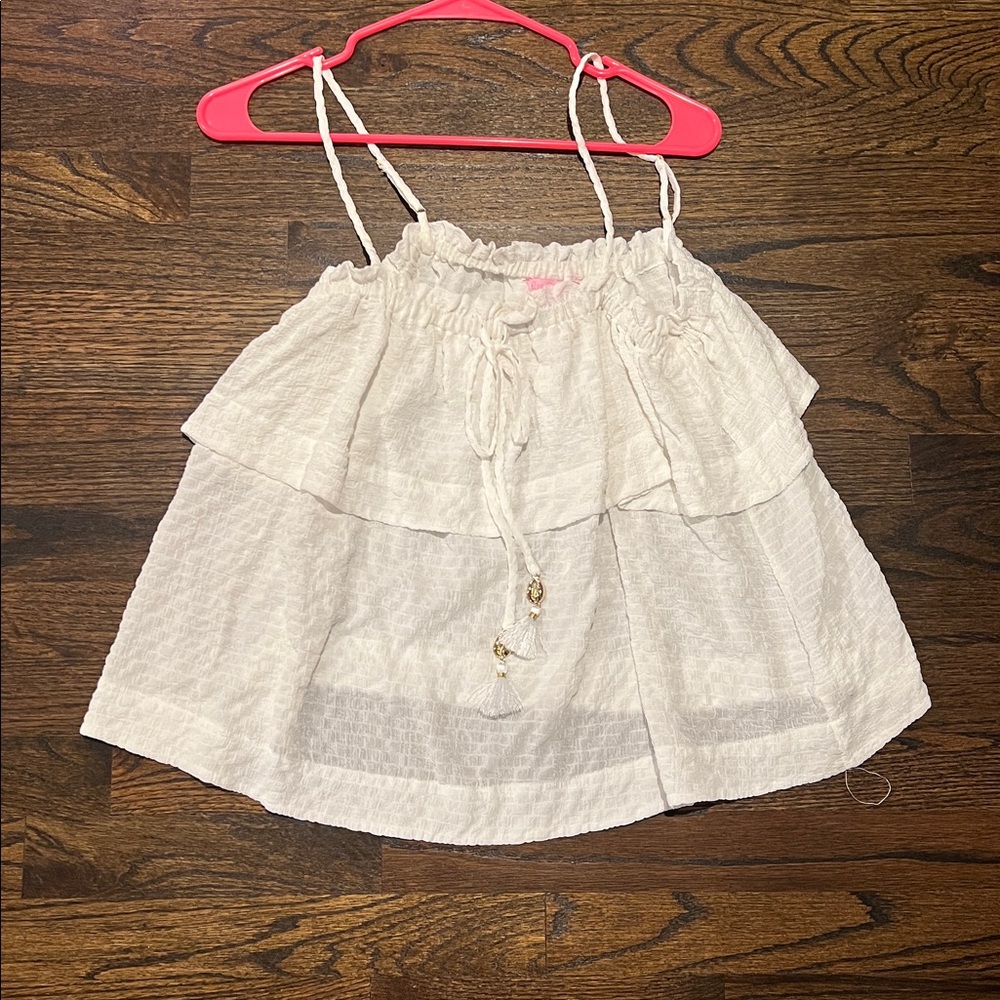 Lilly Pulitzer seersucker tank medium